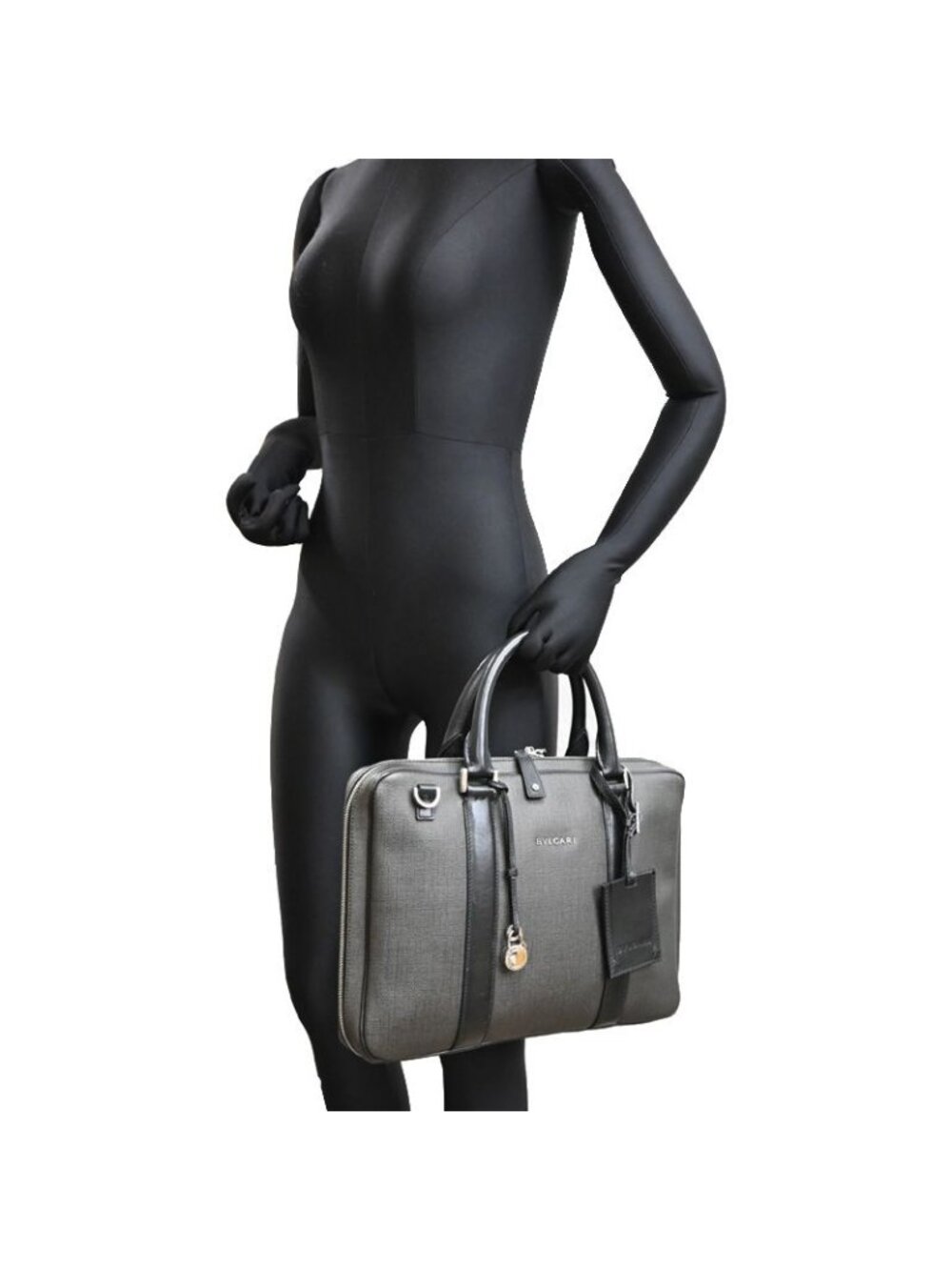 Bvlgari Bulgari Handbag Gray - Picture 9 of 10